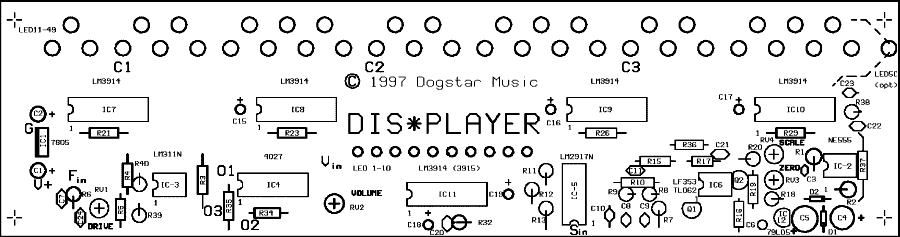 DIS*PLAYER Component Layout
