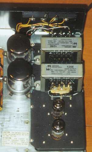 Marantz - closeup of tubes